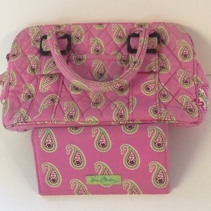 Vera Bradley USA S/M Bermuda Pink bag & billfold
